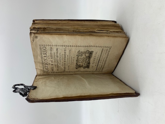 Dizionario delle arti e de' mestieri... Tomo duodecimo